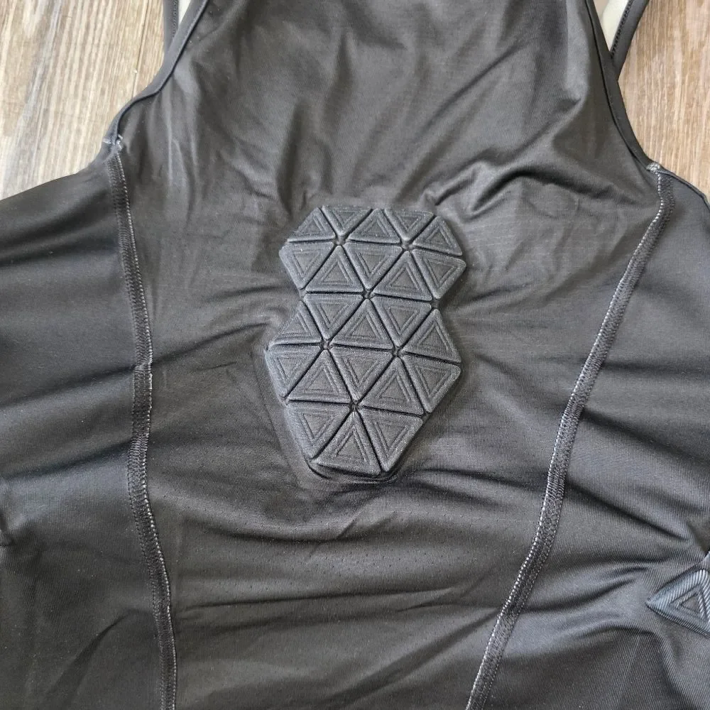 Adidas Padded Tank Men's XL Black White Basketball Football Protective Top New
